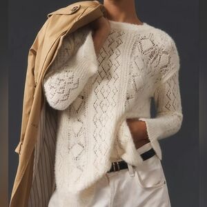 Elegant Cream Knit Sweater